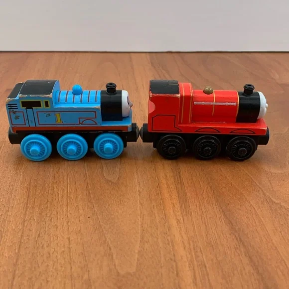 2012 Thomas and Friends Wooden Railway Thomas and James - Picture 2 of 3